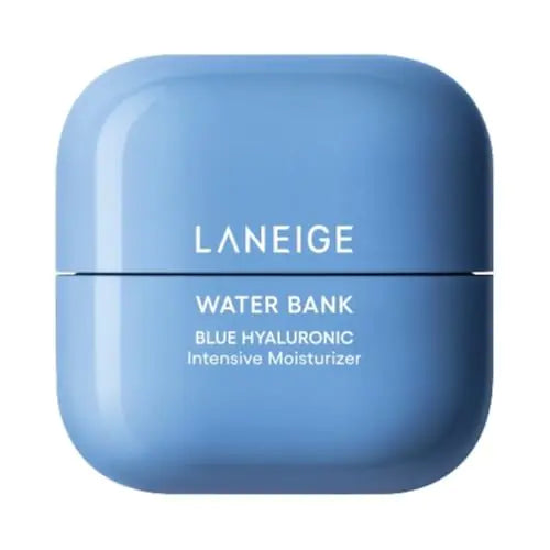 LANEIGE Water Bank Blue Hyaluronic Intensive Moisturizer: Peptides Squalane Hydration Improve Elasticity Fortify Skins Moisture Barrier