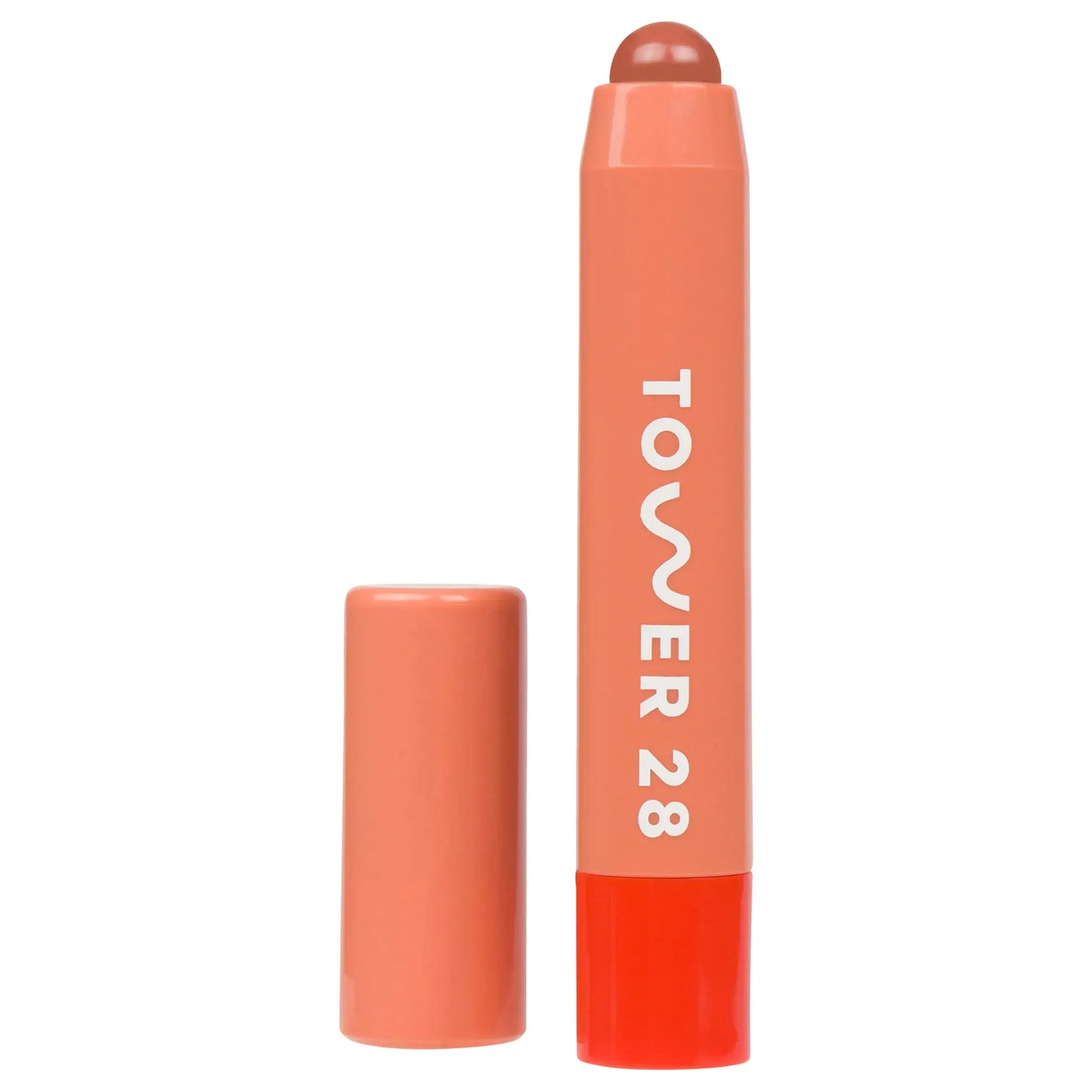 Tower 28 JuiceBalm Tinted Lip Balm - Hydrating Lip Color with Shea Butter and Marula Oil - Clean Cruelty Free and Vegan Lip Care - Mix: A Juicy Sheer Nude 0.09 Fl Oz / 2.7 mL