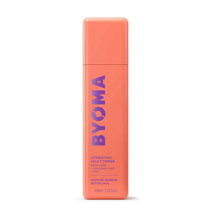 BYOMA Hydrating Milky Toner - Dewy Ultra Hydrating Toner for Face - Soothes Skin Locks in Moisture Reduces Redness - Barrier Repair - 5.07 fl oz