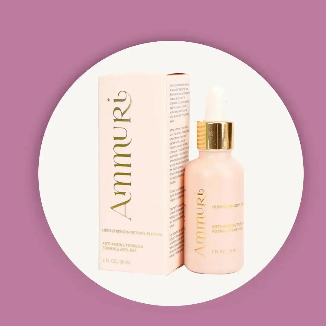 Ammuri Skincare High Strength 4% Retinol Serum 30ml - PopVine Retinol Face Serum High Volume