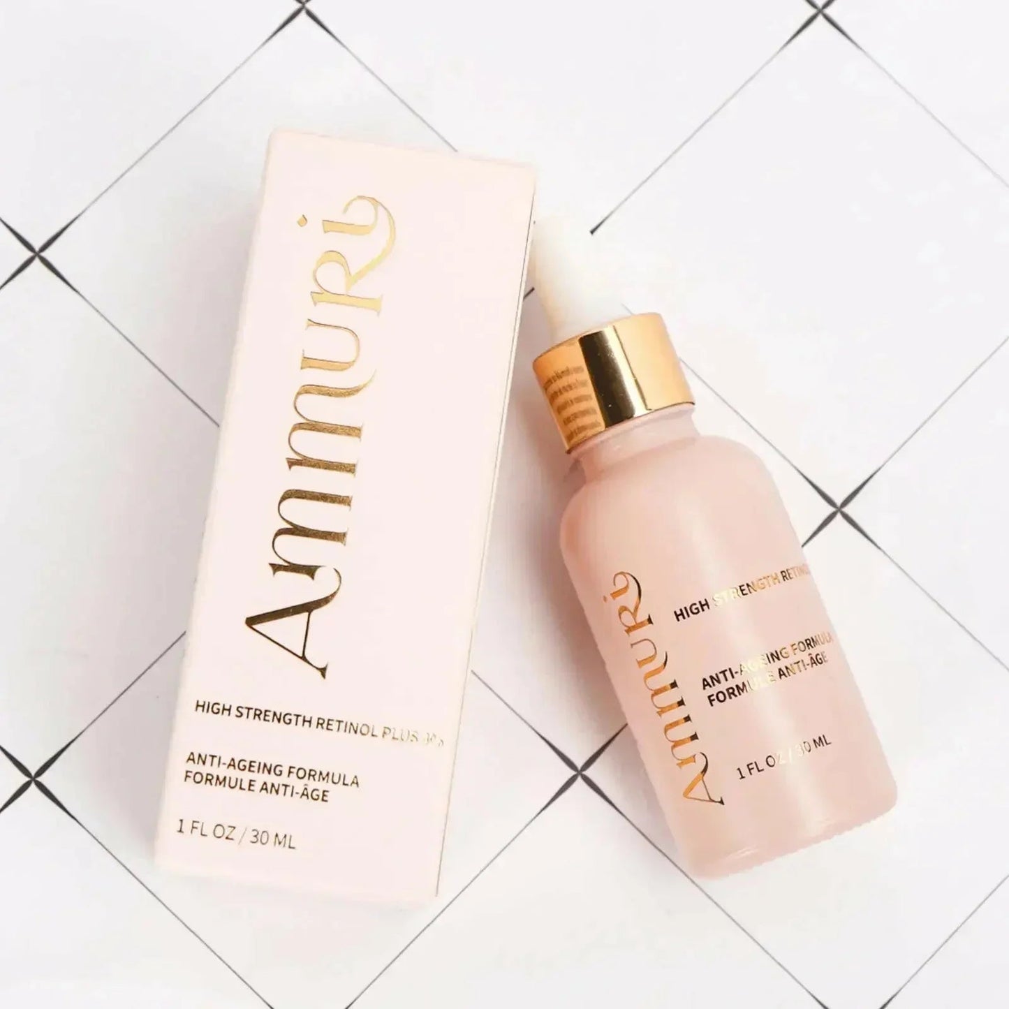 Ammuri Skincare High Strength 4% Retinol Serum 30ml - PopVine Retinol Face Serum High Volume