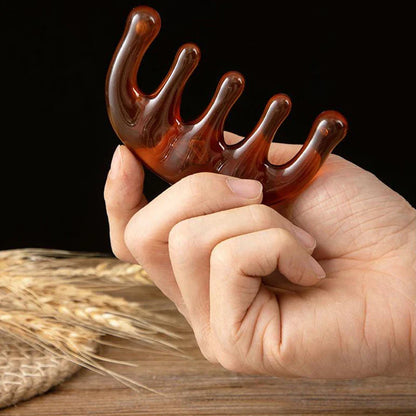 Resin Gua Sha & Scalp Massager Combo