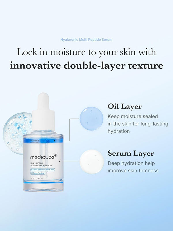 medicube Hyaluronic Multi Peptide Serum 30ml - PopVine Serum