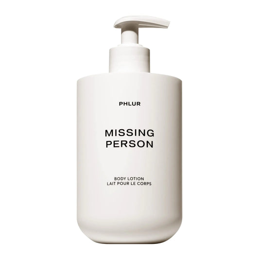 PHLUR Missing Person Body Lotion - Moisturizes & Replenishes Dry Skin - Floral Body Lotion for Women & Men with Bergamont Musk Orange & Sandalwood (16 Fl Oz) - PopVine Skincare