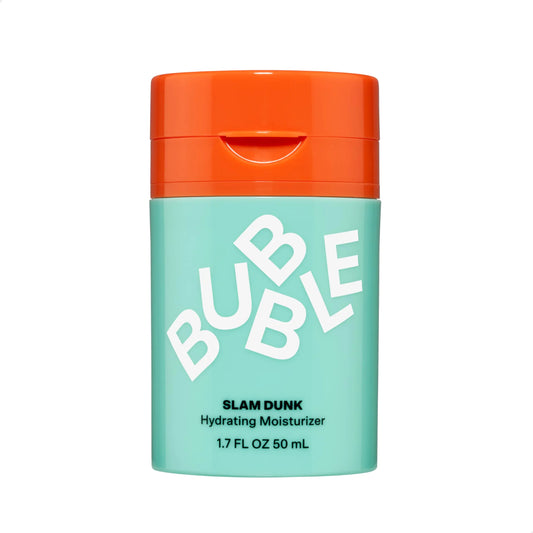 Bubble Skincare Slam Dunk Face Moisturizer - Hydrating Face Cream for Dry Skin Made with Vitamin E + Aloe Vera Juice for a Glowing Complexion - Skin Care with Blue Light Protection (50ml)